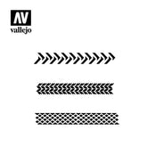 Vallejo Stencils – Tyre Markings